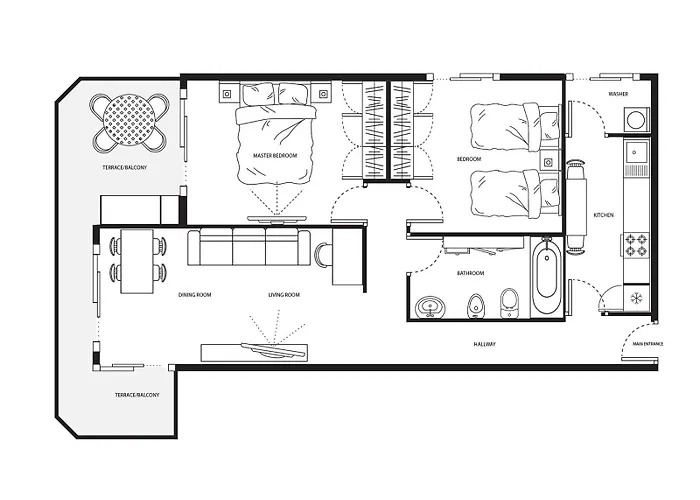 Апартаменты With Heated Pool In Кальяо-Сальвахе